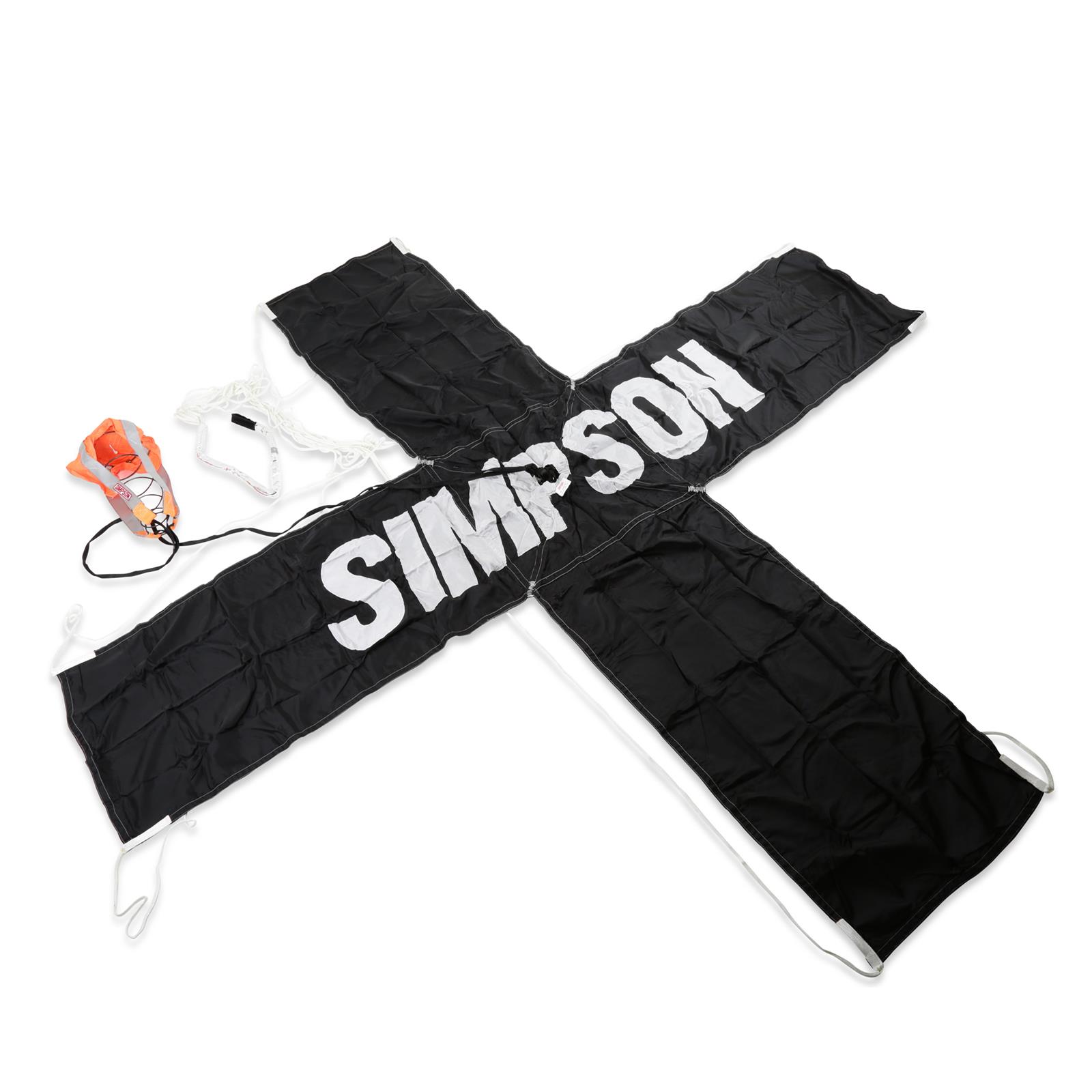 Simpson Racing Parachute Assemblies 42020KS BLACK SKYJACKER CHUTE 10FT W/LOGO thumbnail 4