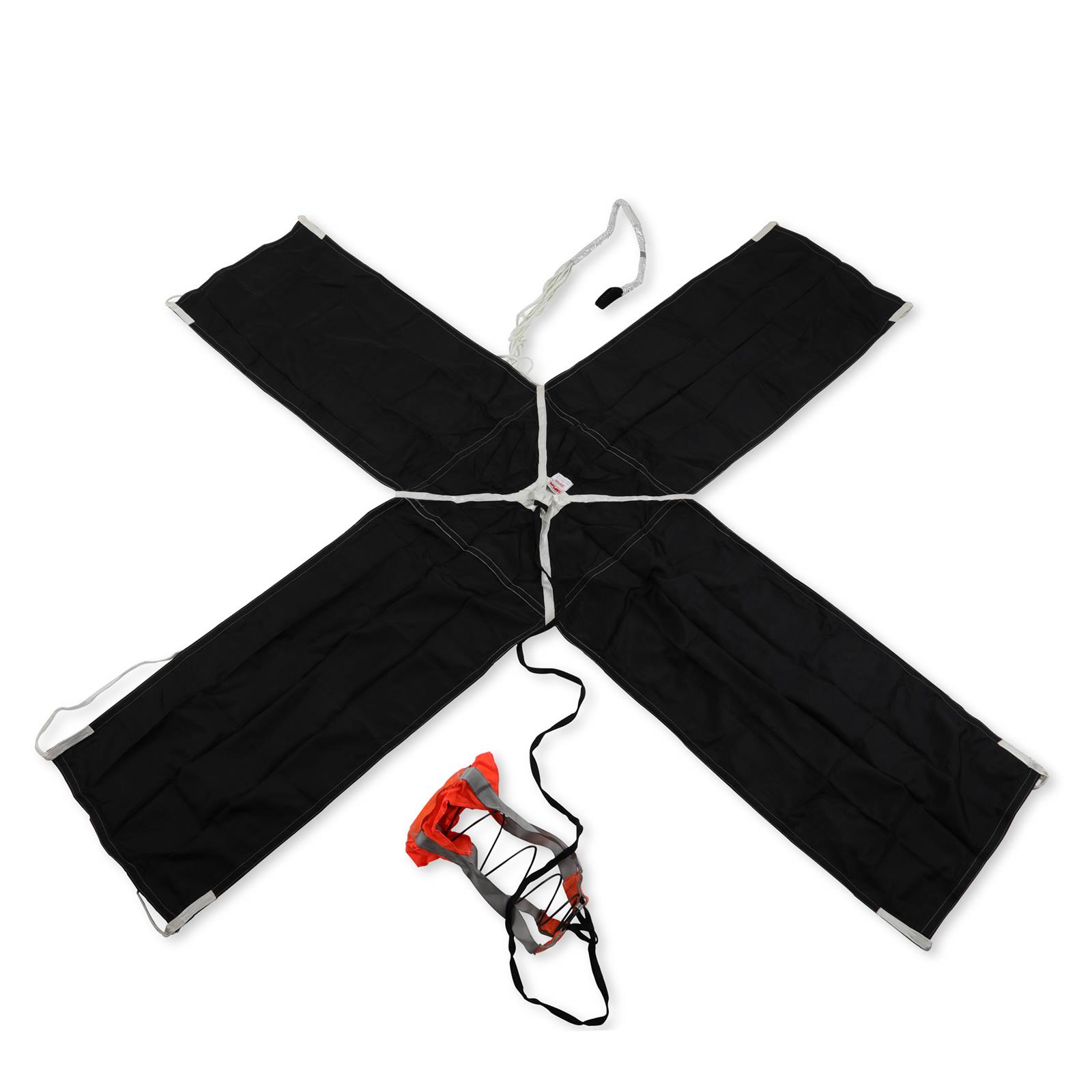 Simpson Racing Parachute Assemblies 42080BK BLACK JR. COMP PARACHUTE thumbnail 4