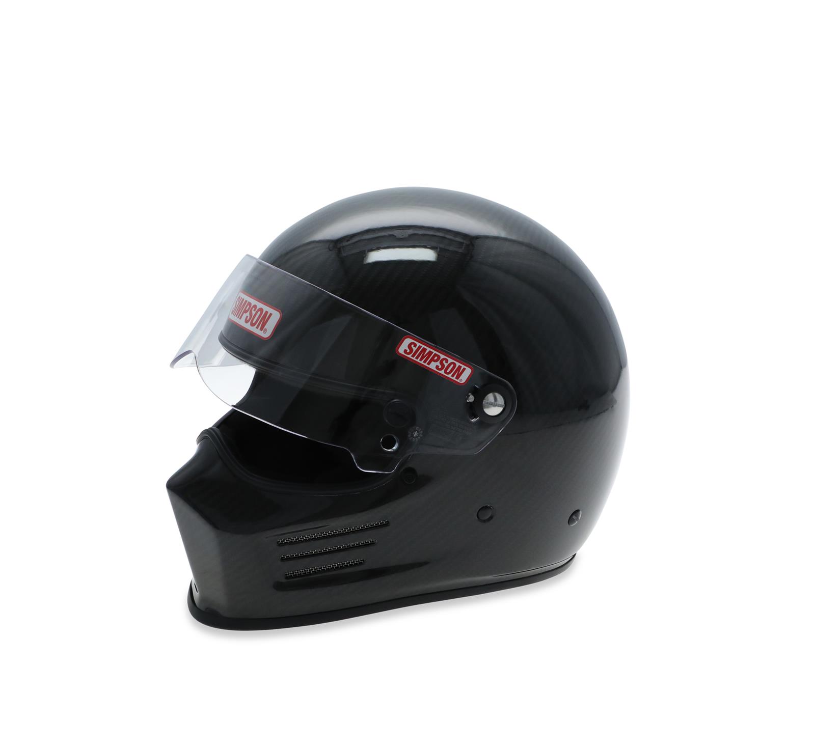 Simpson Carbon Bandit Series Helmets 720100C Helmet, Bandit, Full Face, Fiber, Snell SA2020, X-Small, Each thumbnail 4