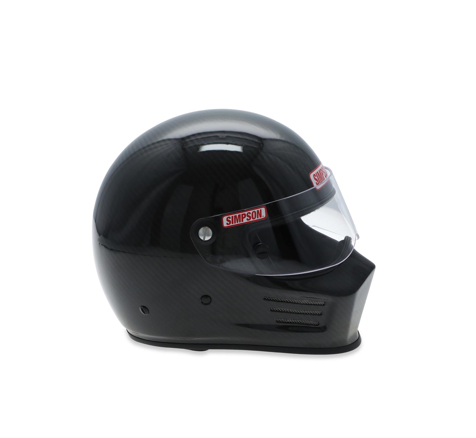 Simpson Carbon Bandit Series Helmets 720100C Helmet, Bandit, Full Face, Fiber, Snell SA2020, X-Small, Each thumbnail 7
