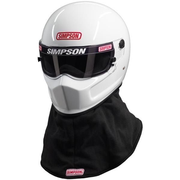 Simpson Drag Bandit Series Helmets 7220041 Helmet, Bandit, Full Face, Gloss White, Snell SA2020, X-Large, Each