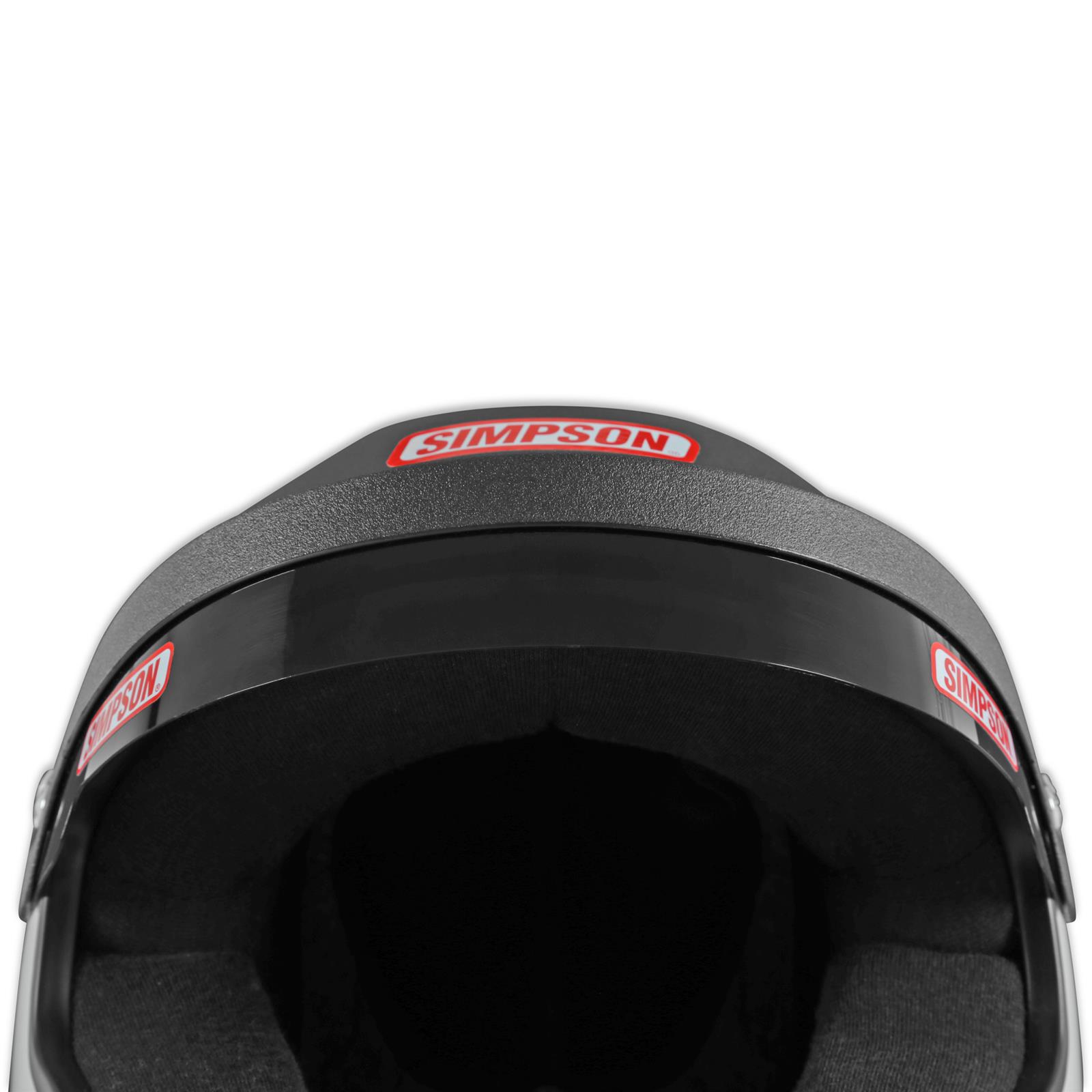 Simpson Cruiser 2.0 Helmets 7320041 Helmet, 2.0, Open Face, White, Gloss Finish, Snell SA2020, X-Large, Each thumbnail 4