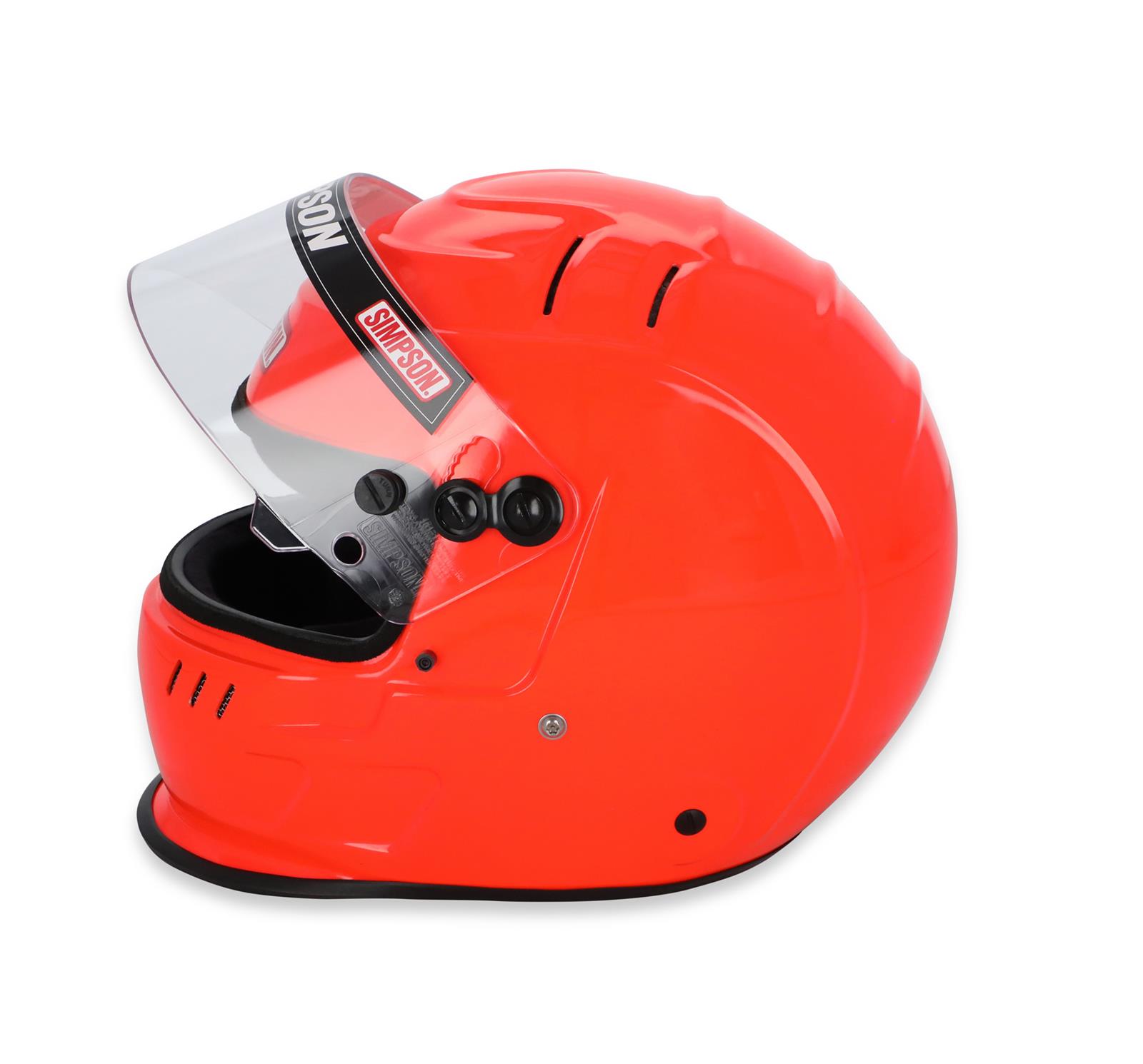 Simpson SA2020 Speedway Shark Series Helmets 770712S Helmet, Shark, Full Face, Safety Orange, Gloss, Snell SA2020, Large, Each thumbnail 4
