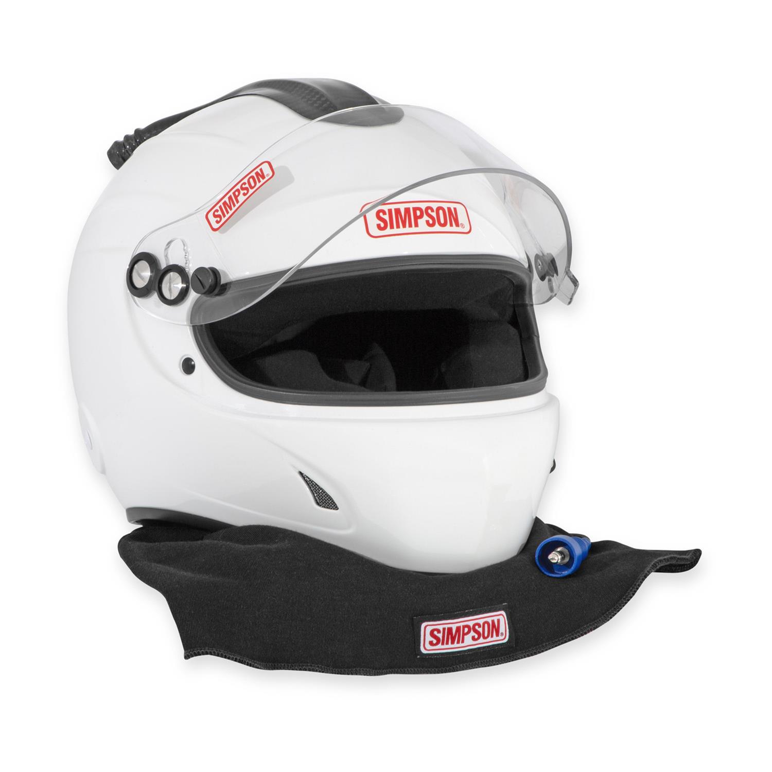 Simpson Desert Devil 3.0 Helmets 7890021 Helmets, 3.0, Composite, Full Face, White Gloss, SFI 3.5/5, Medium, Each