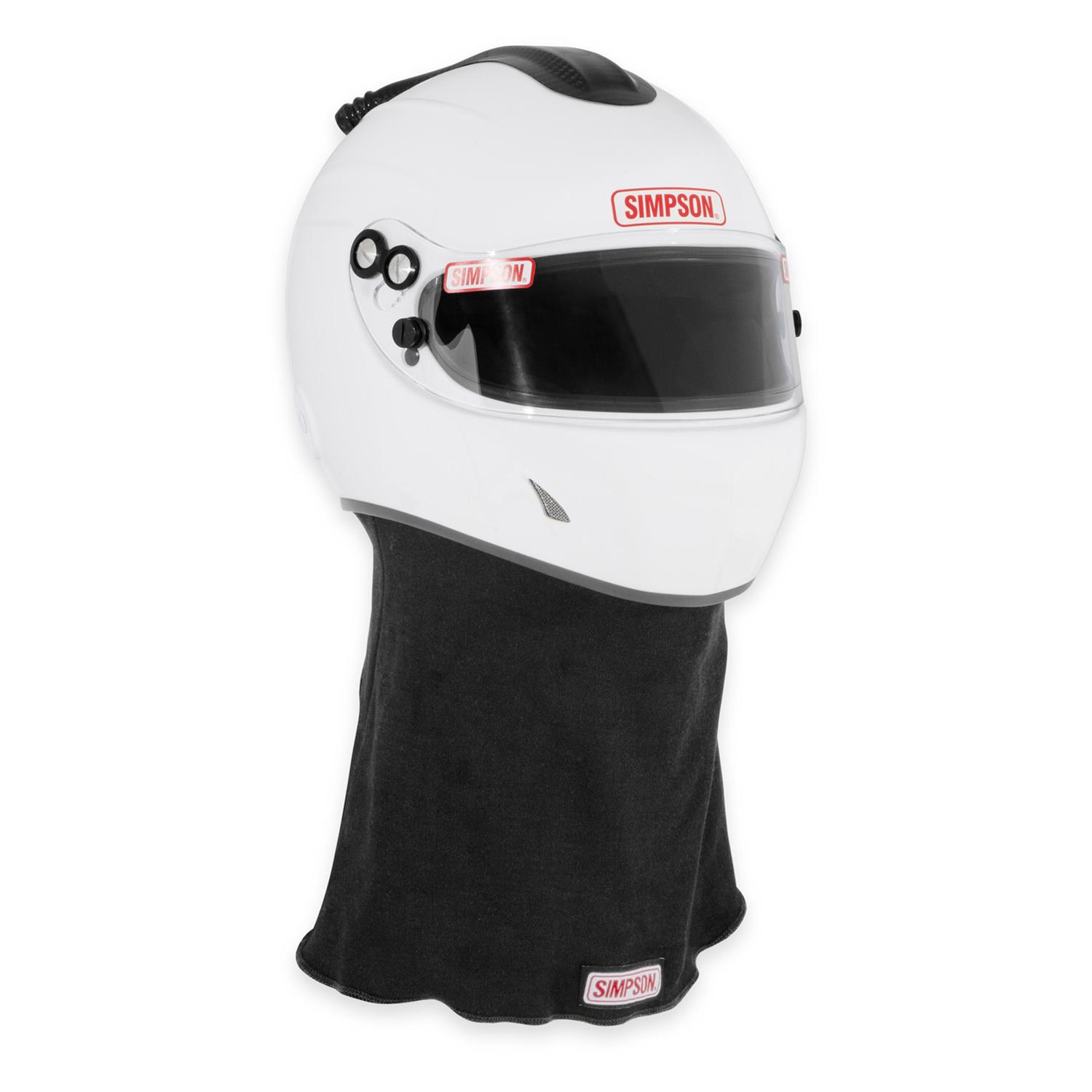 Simpson Desert Devil 3.0 Helmets 7890021 Helmets, 3.0, Composite, Full Face, White Gloss, SFI 3.5/5, Medium, Each thumbnail 7