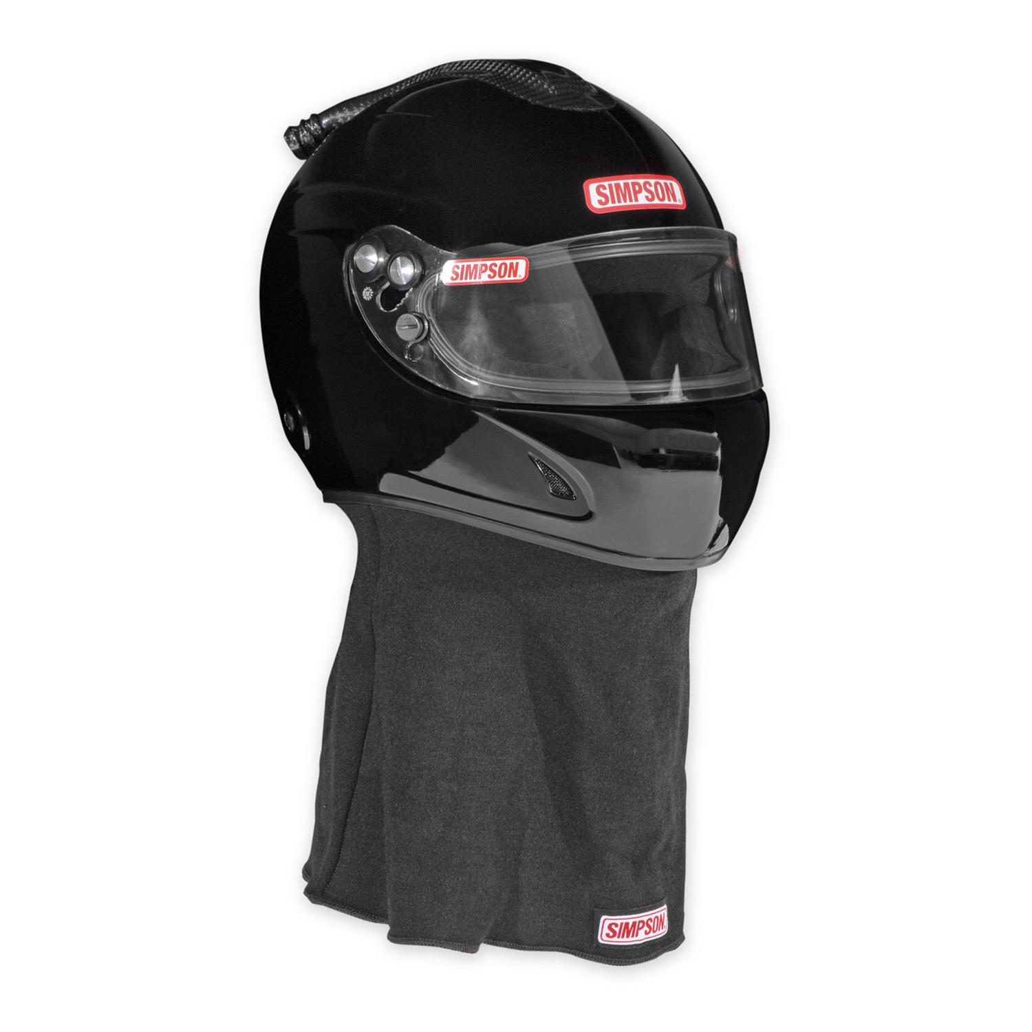 Simpson Desert Devil 3.0 Helmets 7890032 Helmets, 3.0, Composite, Full Face, Black Gloss, SFI 3.5/5, Large, Each thumbnail 7