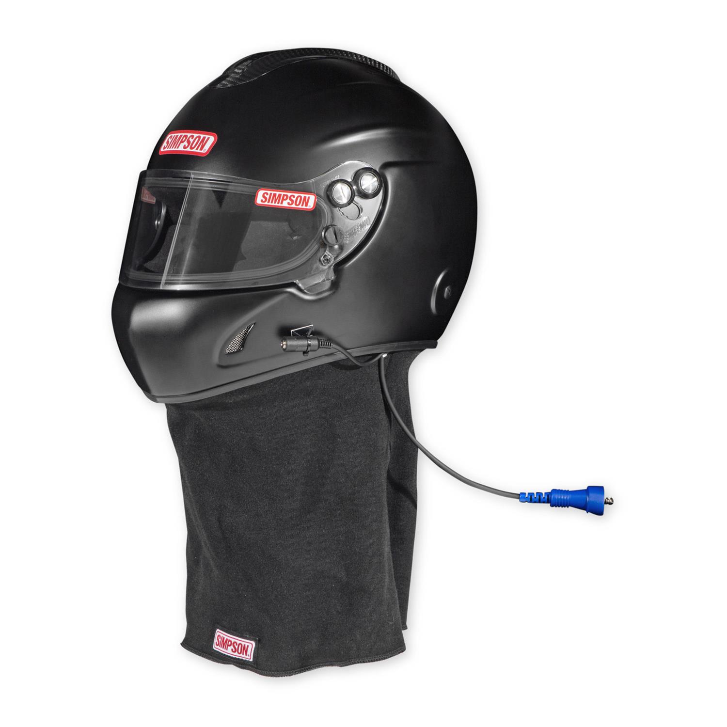 Simpson Desert Devil 3.0 Helmets 7890028 Helmets, 3.0, Composite, Full Face, Black Matte, SFI 3.5/5, Medium, Each thumbnail 9