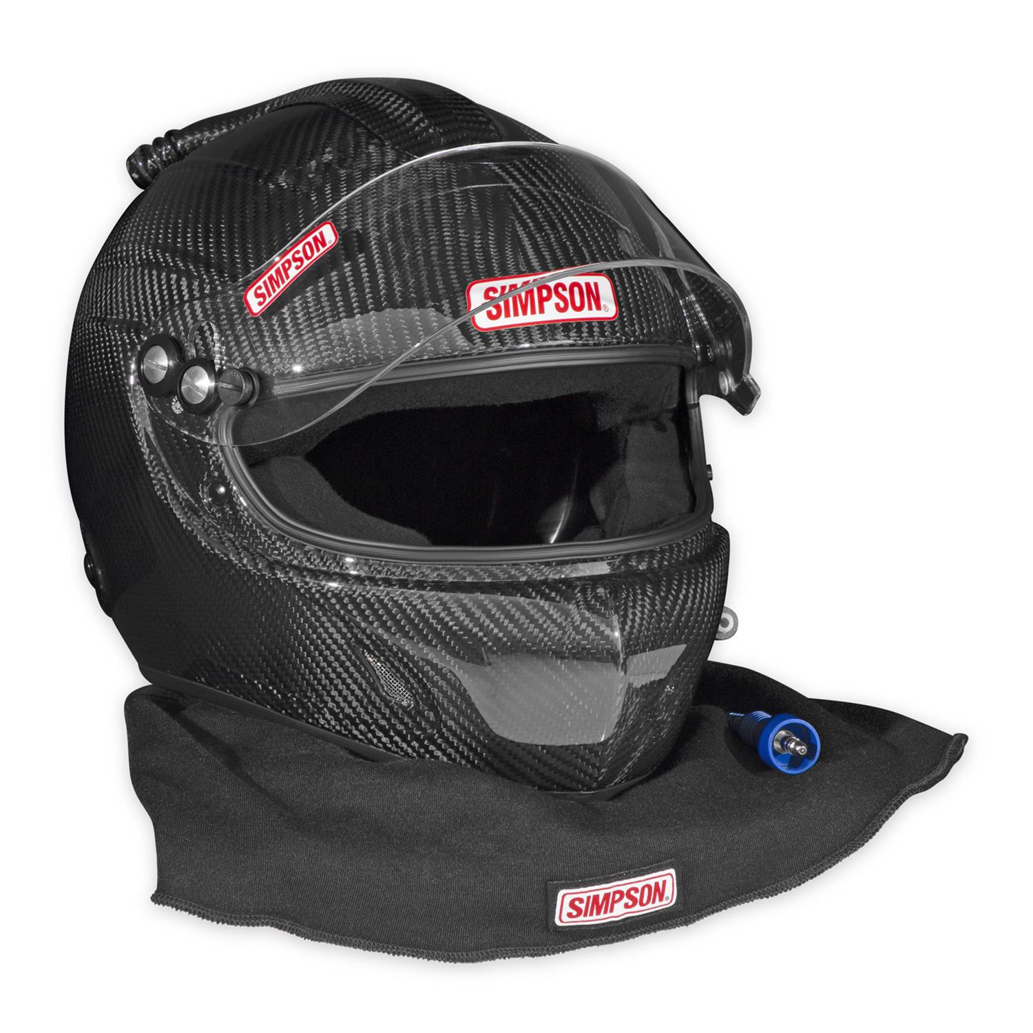 Simpson Desert Devil 3.0 Helmets 789002C Helmets, 3.0, Carbon Fiber, Full Face, Gloss, SFI 3.5/5, Medium, Each thumbnail 2