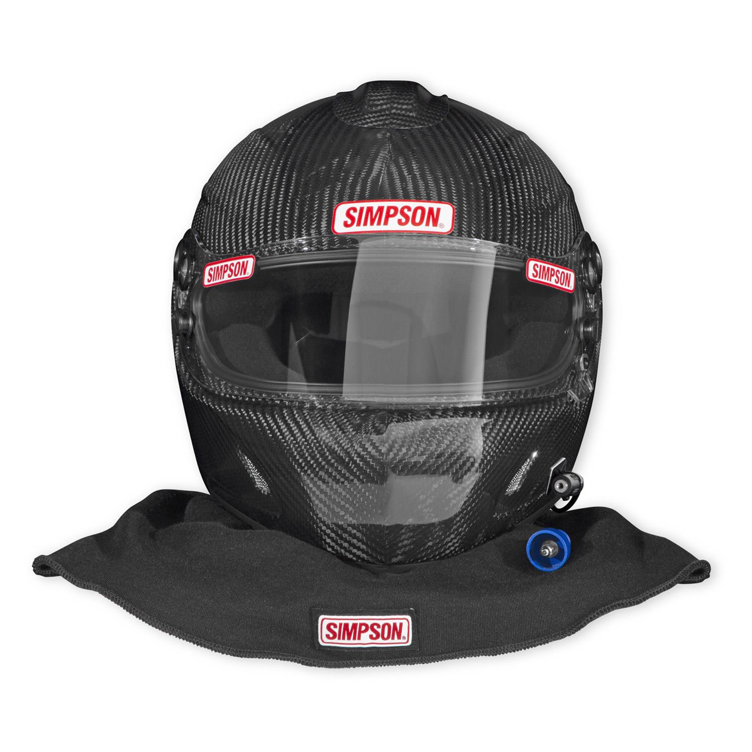 Simpson Desert Devil 3.0 Helmets 789002C Helmets, 3.0, Carbon Fiber, Full Face, Gloss, SFI 3.5/5, Medium, Each thumbnail 7
