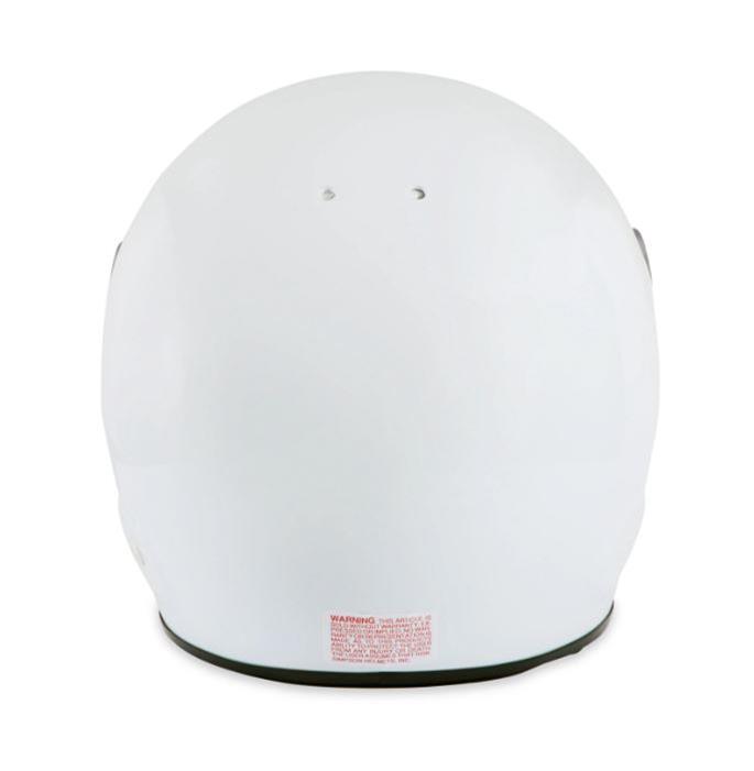 Simpson SA2020 SD1 Series Helmets 7950011 Helmet, 2020, Full Face, White, Gloss Finish, Snell SA2020, Small, Each thumbnail 6