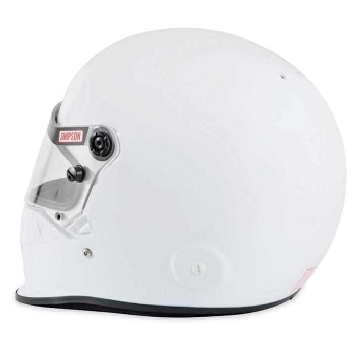 Simpson SA2020 SD1 Series Helmets 7950011 Helmet, 2020, Full Face, White, Gloss Finish, Snell SA2020, Small, Each thumbnail 2