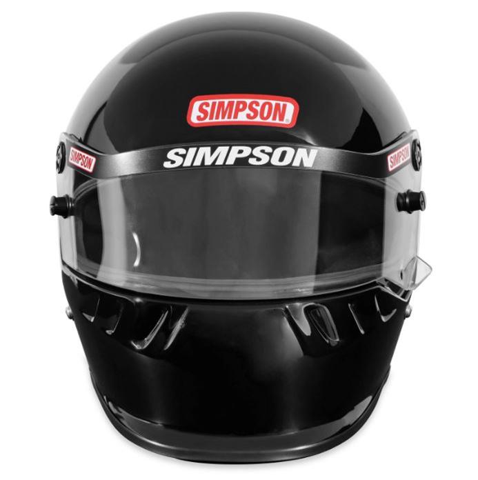 Simpson SA2020 SD1 Series Helmets 7950032 Helmet, 2020, Full Face, Black, Gloss Finish, Snell SA2020, Large, Each thumbnail 4