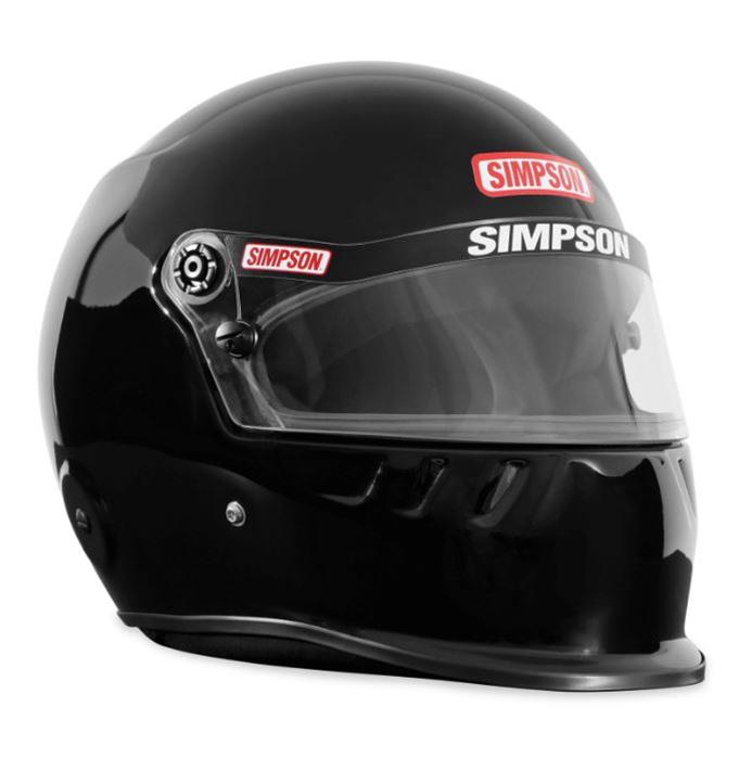 Simpson SA2020 SD1 Series Helmets 7950032 Helmet, 2020, Full Face, Black, Gloss Finish, Snell SA2020, Large, Each thumbnail 3