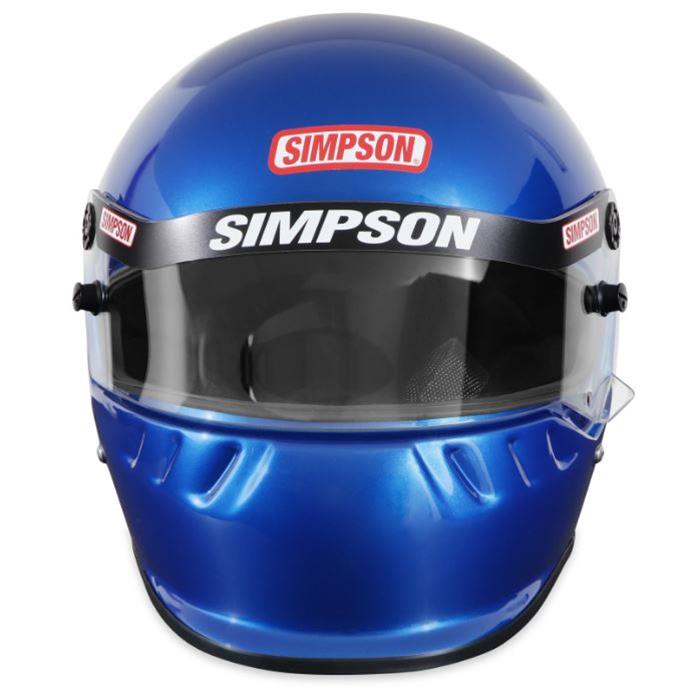 Simpson SA2020 SD1 Series Helmets 7950035 Helmet, 2020, Full Face, Blue, Gloss Finish, Snell SA2020, Large, Each thumbnail 3