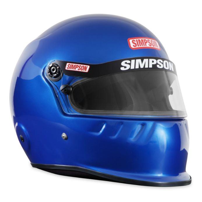 Simpson SA2020 SD1 Series Helmets 7950035 Helmet, 2020, Full Face, Blue, Gloss Finish, Snell SA2020, Large, Each thumbnail 5