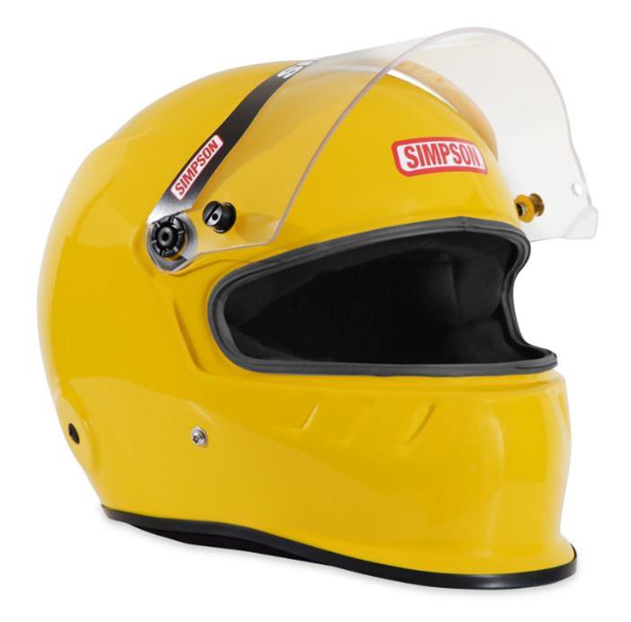 Simpson SA2020 SD1 Series Helmets 7950056 Helmet, 2020, Full Face, Yellow, Gloss Finish, Snell SA2020, 2X-Large, Each thumbnail 2