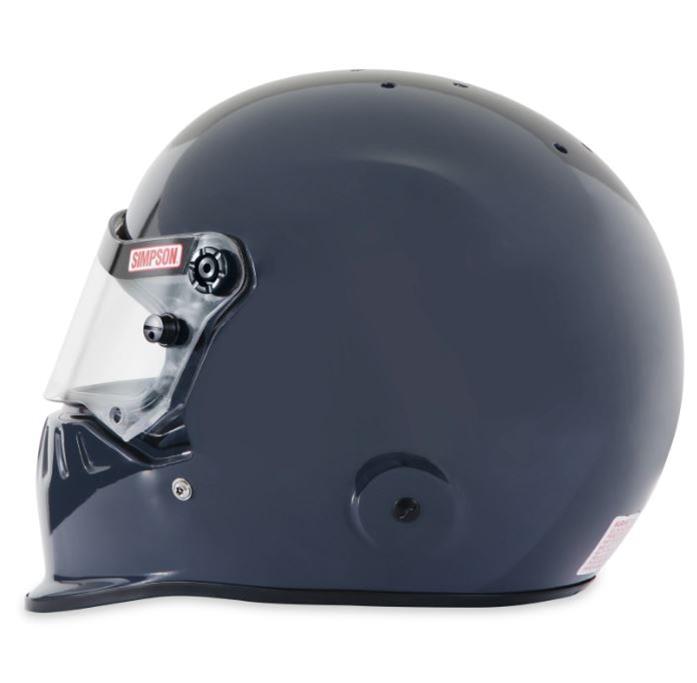 Simpson SA2020 SD1 Series Helmets 7950037 Helmet, 2020, Full Face, Gray, Gloss Finish, Snell SA2020, Large, Each thumbnail 2