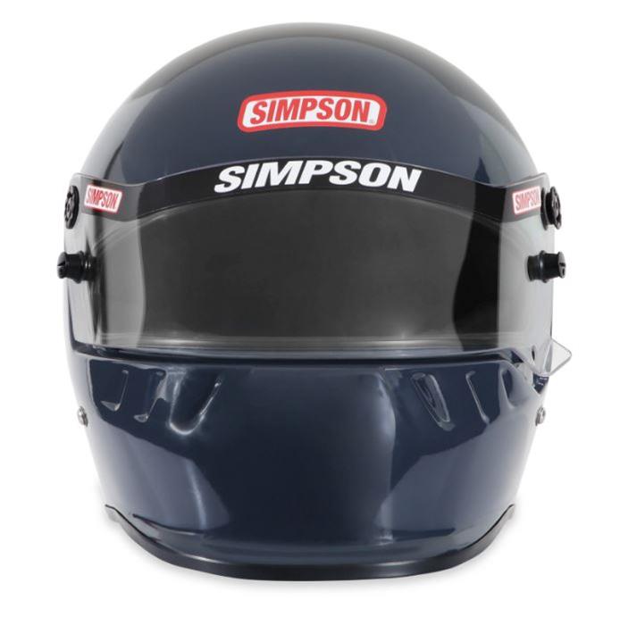 Simpson SA2020 SD1 Series Helmets 7950037 Helmet, 2020, Full Face, Gray, Gloss Finish, Snell SA2020, Large, Each thumbnail 3
