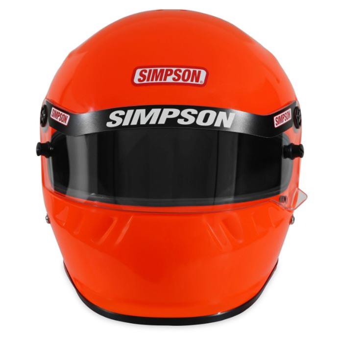 Simpson SA2020 SD1 Series Helmets 795000S Helmet, 2020, Full Face, Safety Orange, Gloss Finish, Snell SA2020, X-Small, Each thumbnail 3