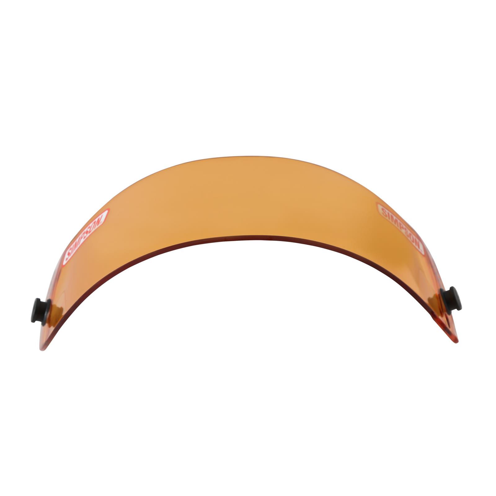 Simpson Replacement Helmet Shields 84304A Shield, Amber, Carbon Devil Ray, Devil Ray Composite, Each thumbnail 6