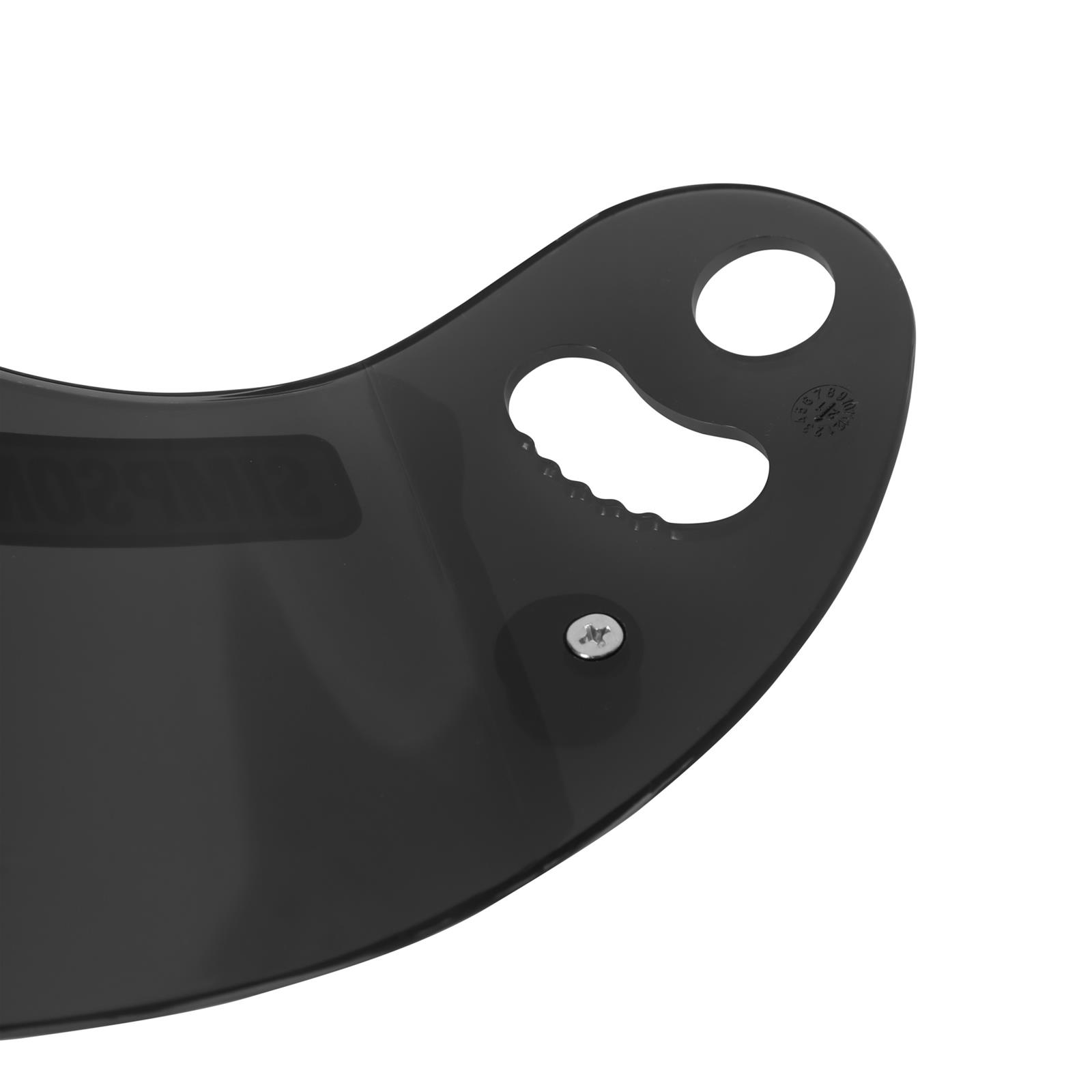 Simpson Replacement Helmet Shields 84306A Shield, Mirror, Anti-fog, Carbon Devil Ray, Devil Ray Composite, Each thumbnail 6