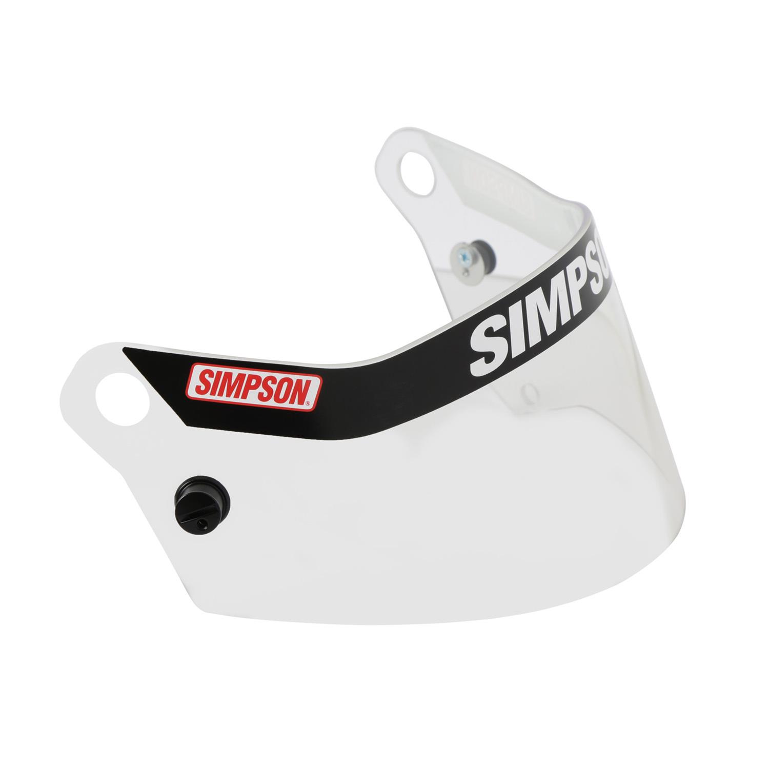 Simpson Replacement Helmet Shields 89500A Visor, Plastic, Clear, SD1 Bandit Series, Each thumbnail 3