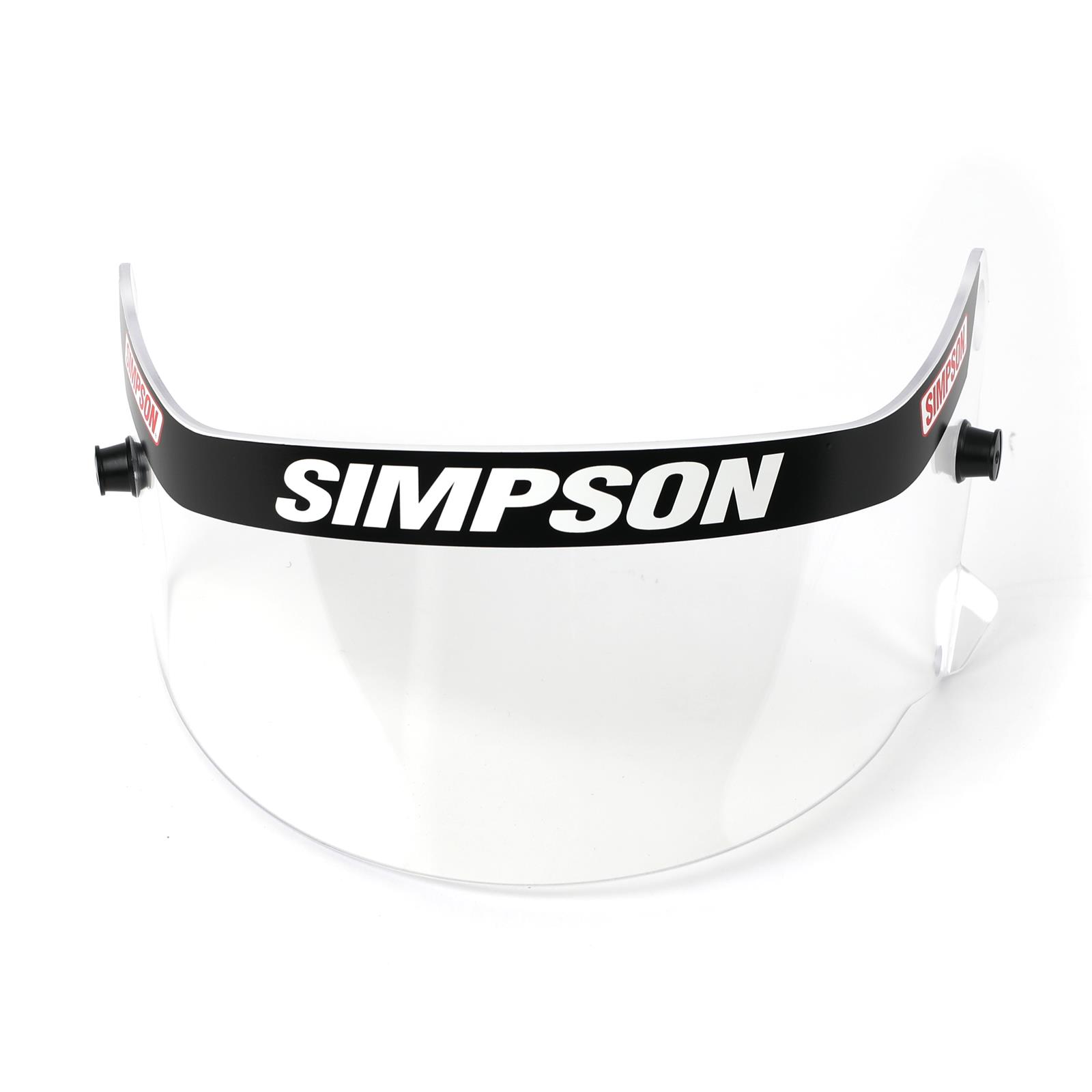 Simpson Replacement Helmet Shields 89500B Visor, Plastic, Clear, SD1 Bandit Series, Each