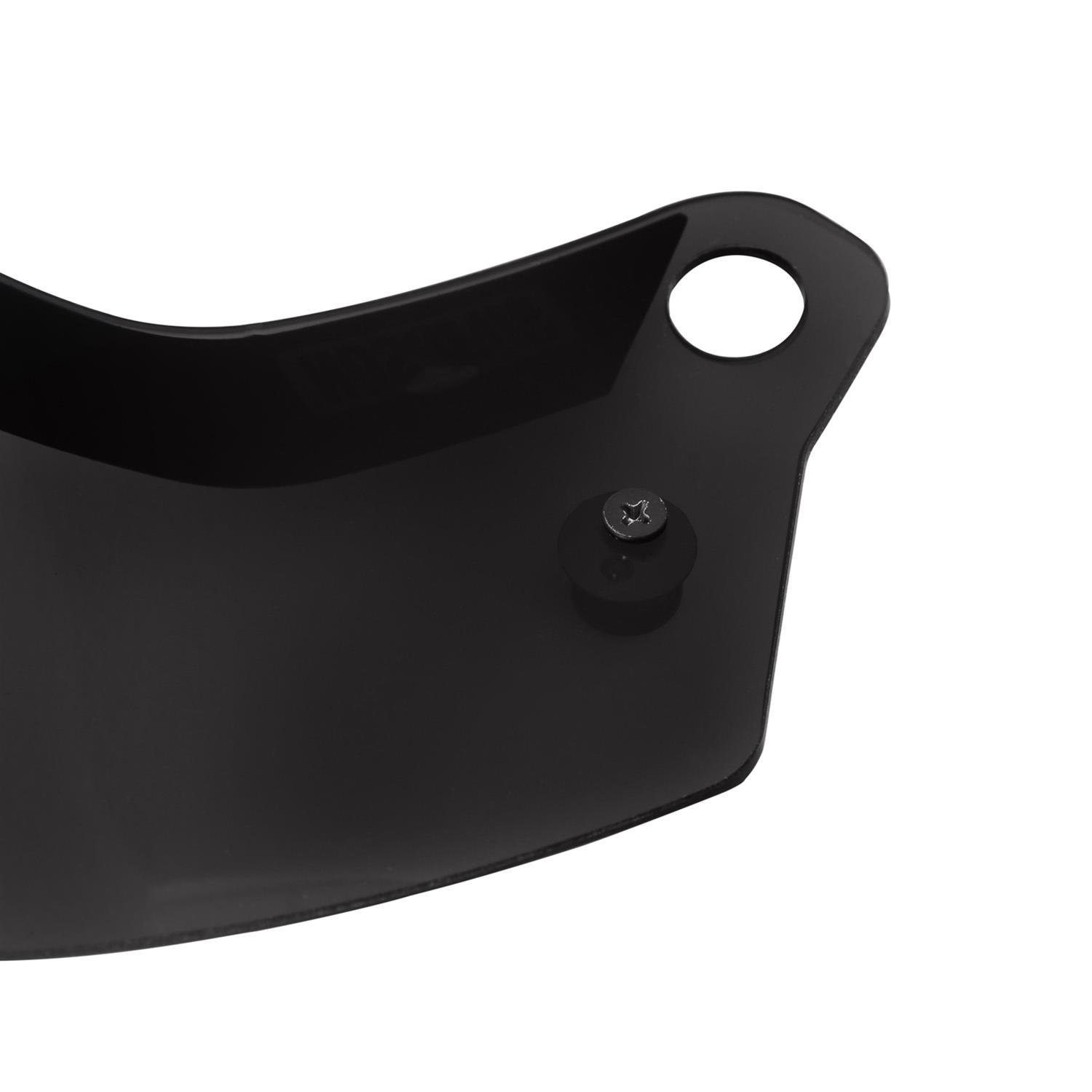 Simpson Replacement Helmet Shields 89501A Visor, Plastic, Dark Smoke, SD1 Bandit Series, Each thumbnail 6