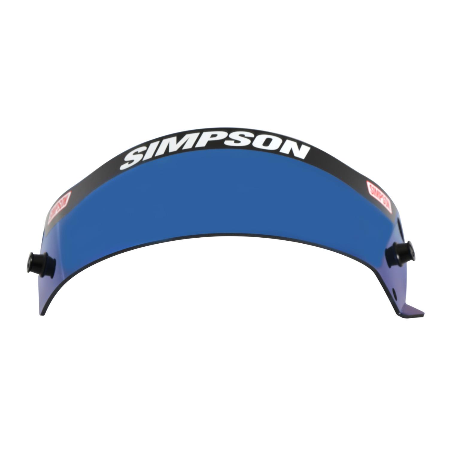 Simpson Replacement Helmet Shields 89503 Visor, Plastic, Iridium, SD1 Bandit Series, Each thumbnail 3