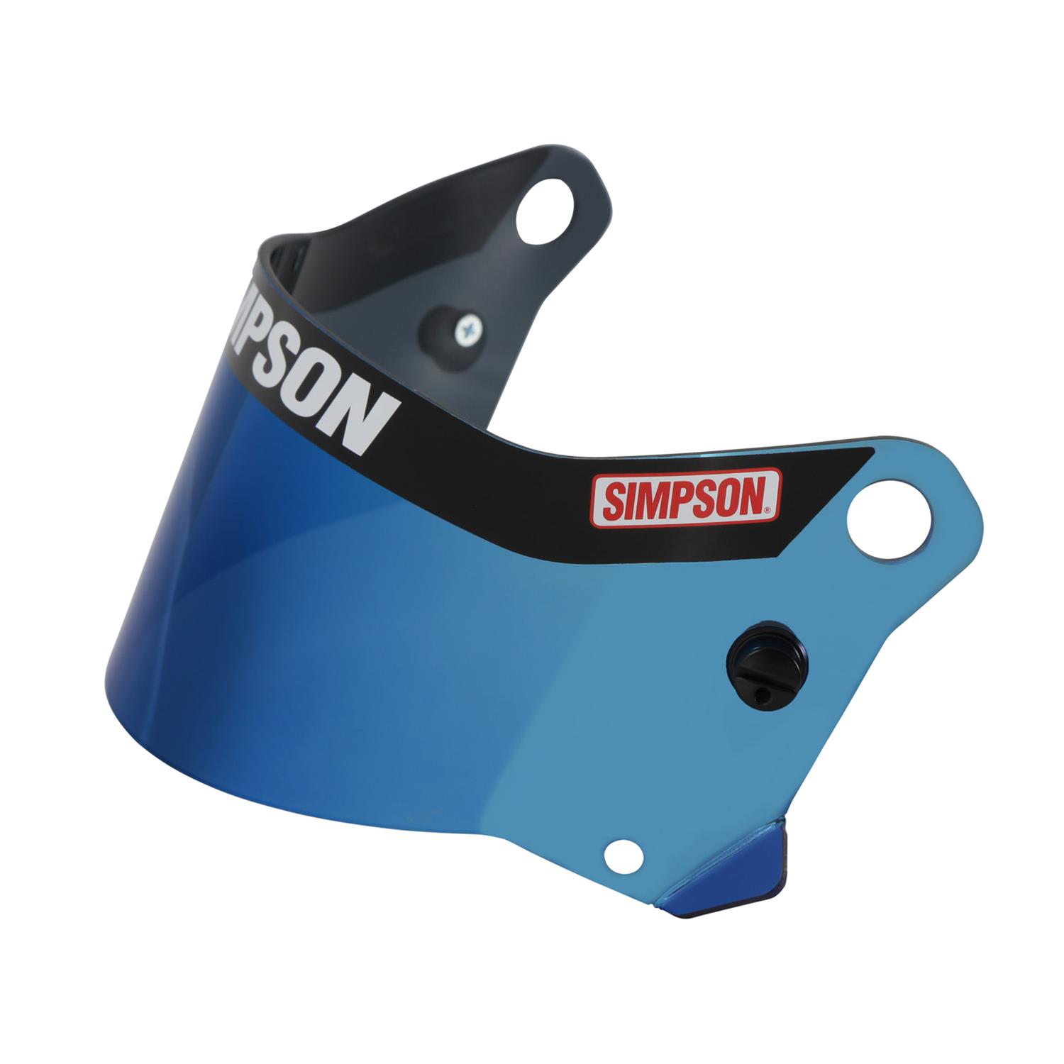 Simpson Replacement Helmet Shields 89503 Visor, Plastic, Iridium, SD1 Bandit Series, Each thumbnail 2