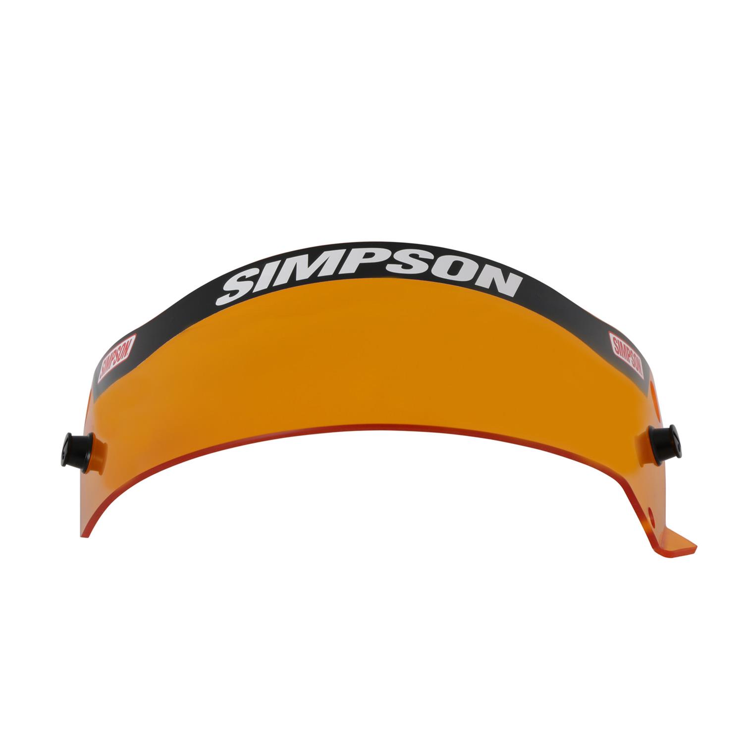 Simpson Replacement Helmet Shields 89504 Visor, Plastic, Amber, SD1 Bandit Series, Each thumbnail 2