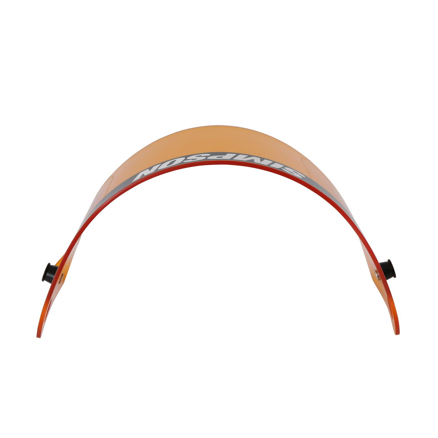 Simpson Replacement Helmet Shields 89504 Visor, Plastic, Amber, SD1 Bandit Series, Each thumbnail 5