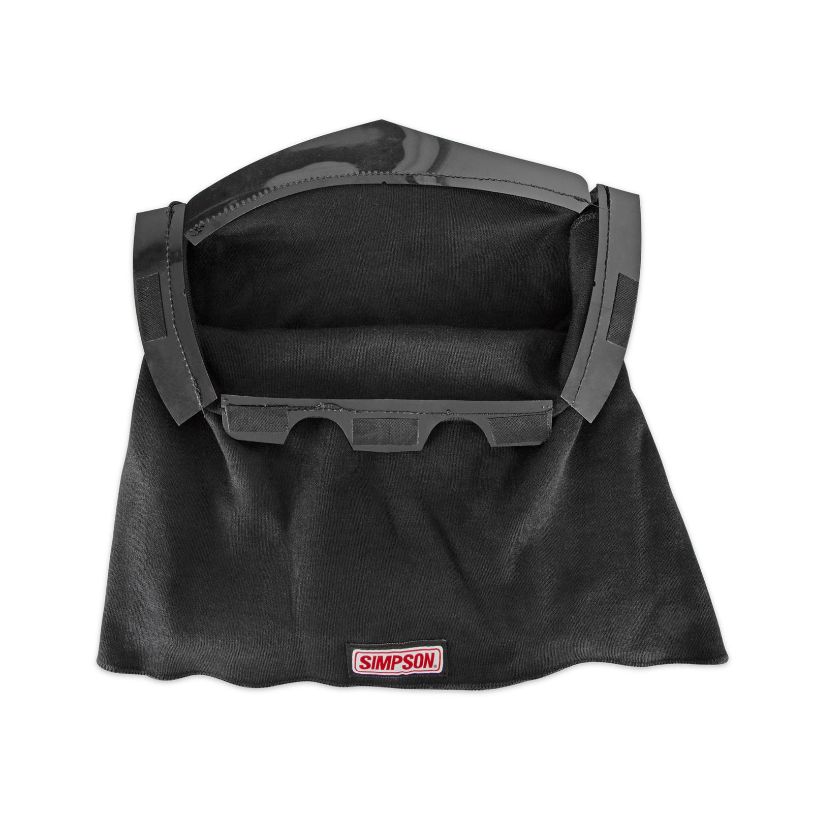 Simpson Helmet Skirts 97068 Skirt, Outer, SFI 3.3/5, Carbon, Black,Each thumbnail 3
