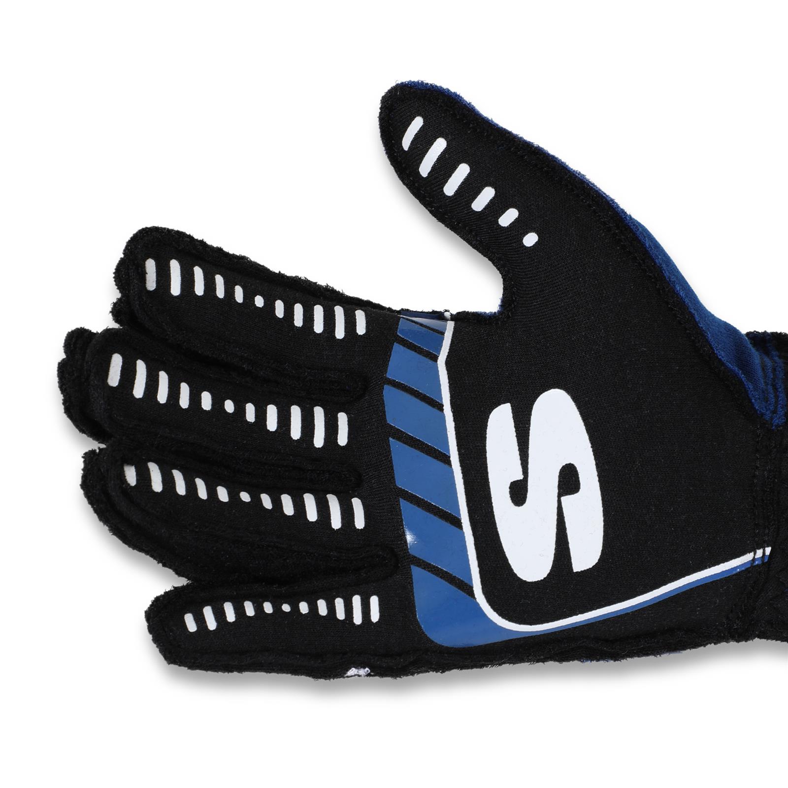 Simpson DNA Driving Gloves DGXB Gloves, DNA, Double Layer, Nomex®, Black/Blue, SFI 3.3/5, X-Large, Pair thumbnail 2