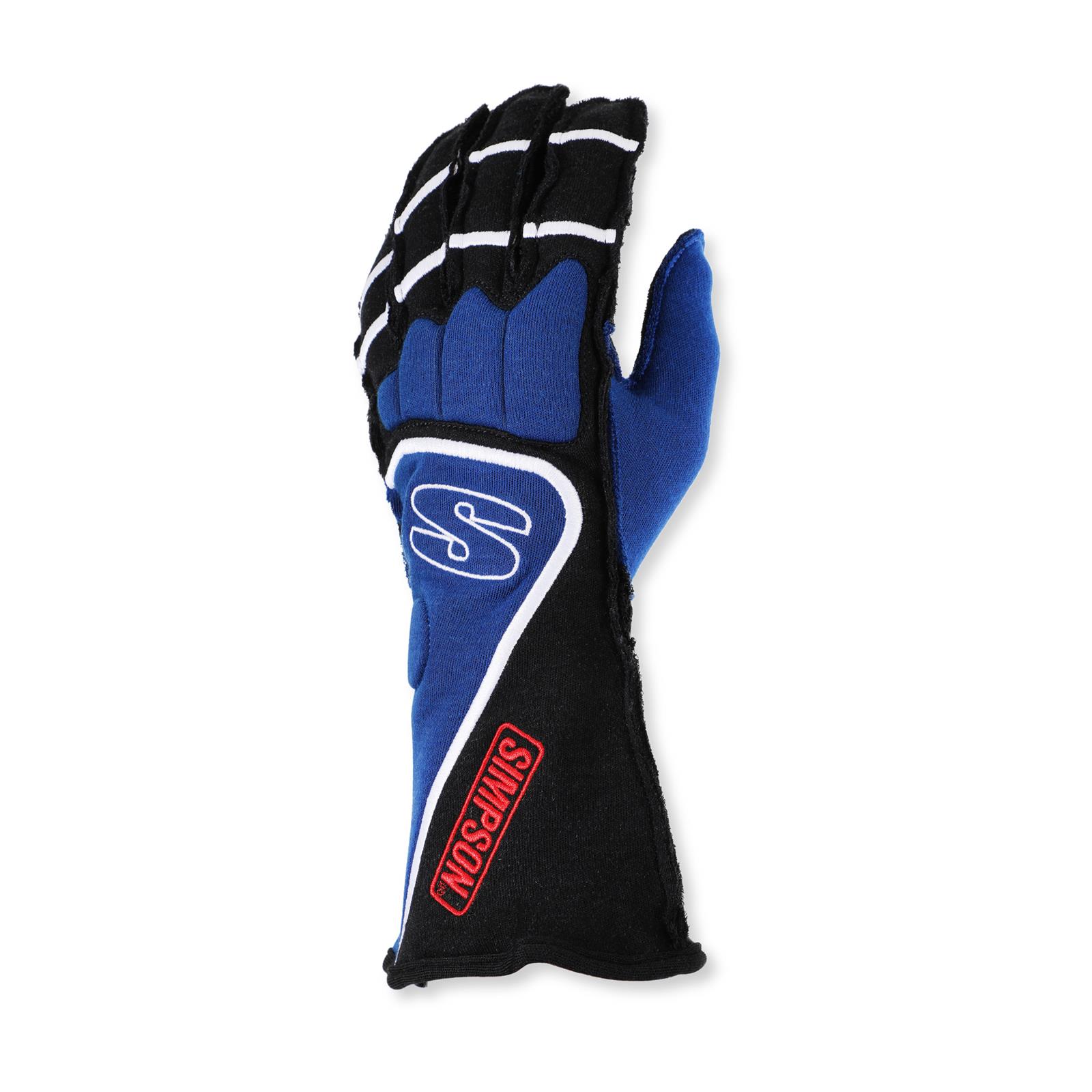 Simpson DNA Driving Gloves DGXB Gloves, DNA, Double Layer, Nomex®, Black/Blue, SFI 3.3/5, X-Large, Pair thumbnail 5