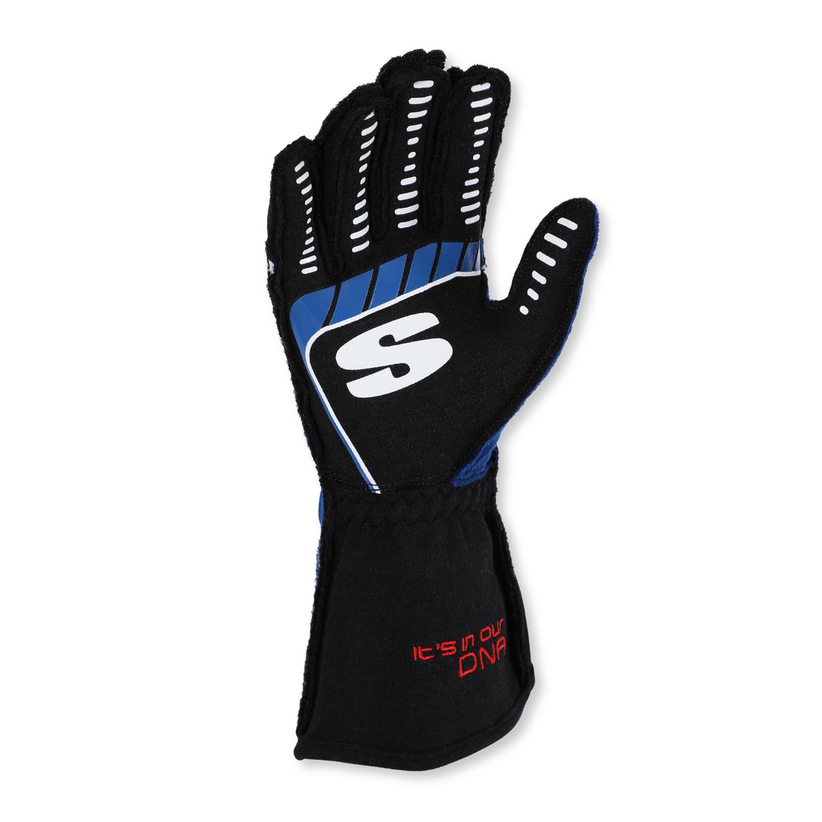 Simpson DNA Driving Gloves DGXB Gloves, DNA, Double Layer, Nomex®, Black/Blue, SFI 3.3/5, X-Large, Pair thumbnail 6