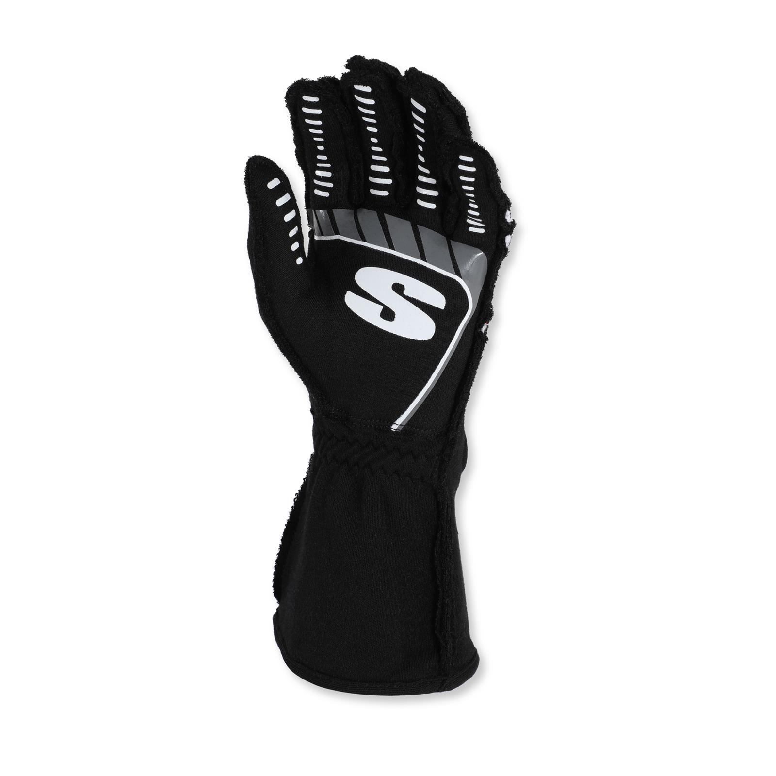 Simpson DNA Driving Gloves DGSW Gloves, DNA, Double Layer, Nomex®, Black/White, SFI 3.3/5, Small, Pair thumbnail 7