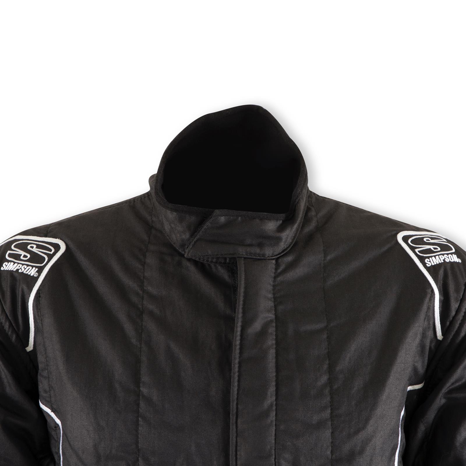 Simpson Racing Driving Suits DNA02301 DNA STD 3 LYR SUIT LARGE BLK thumbnail 4
