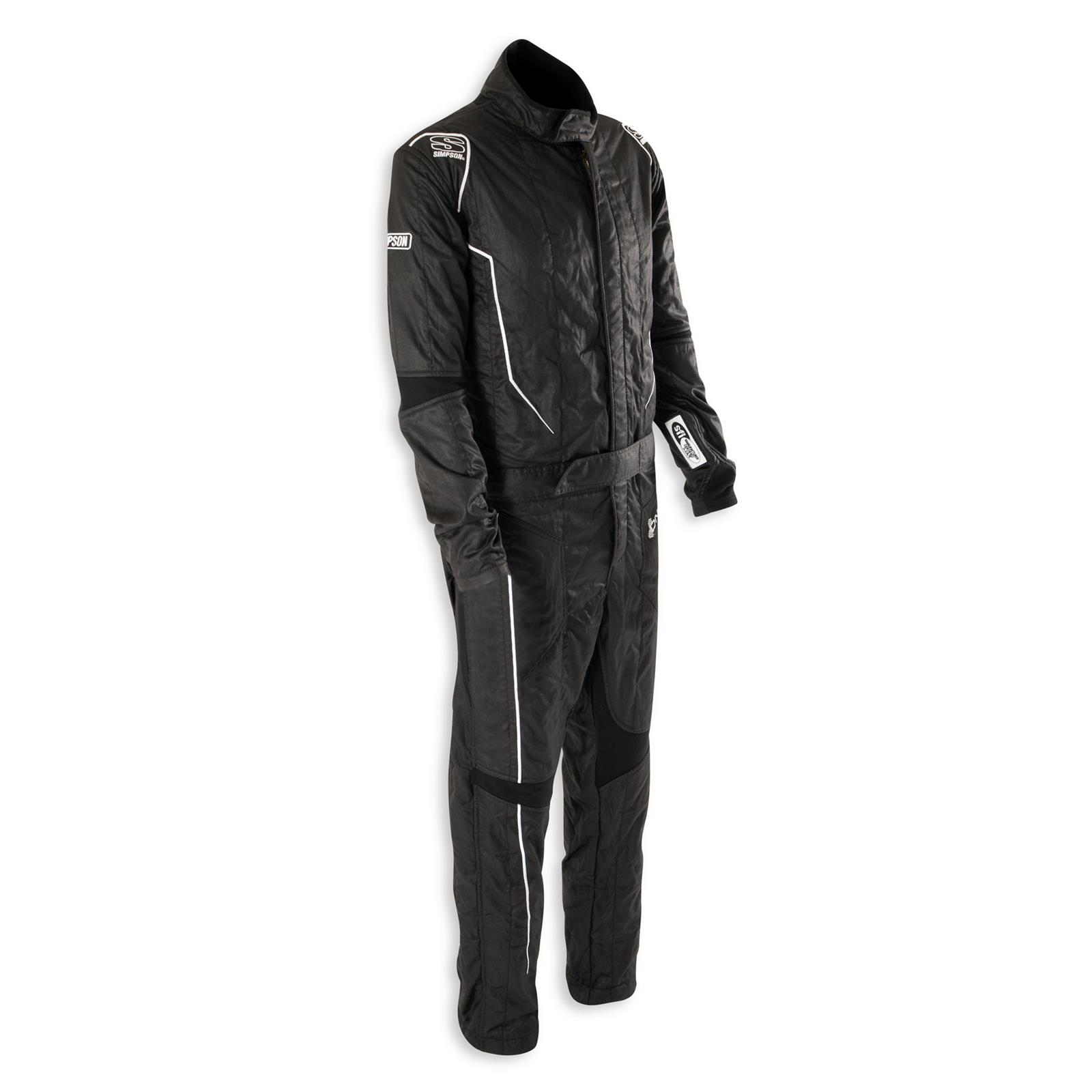 Simpson Racing Driving Suits DNA02301 DNA STD 3 LYR SUIT LARGE BLK thumbnail 5