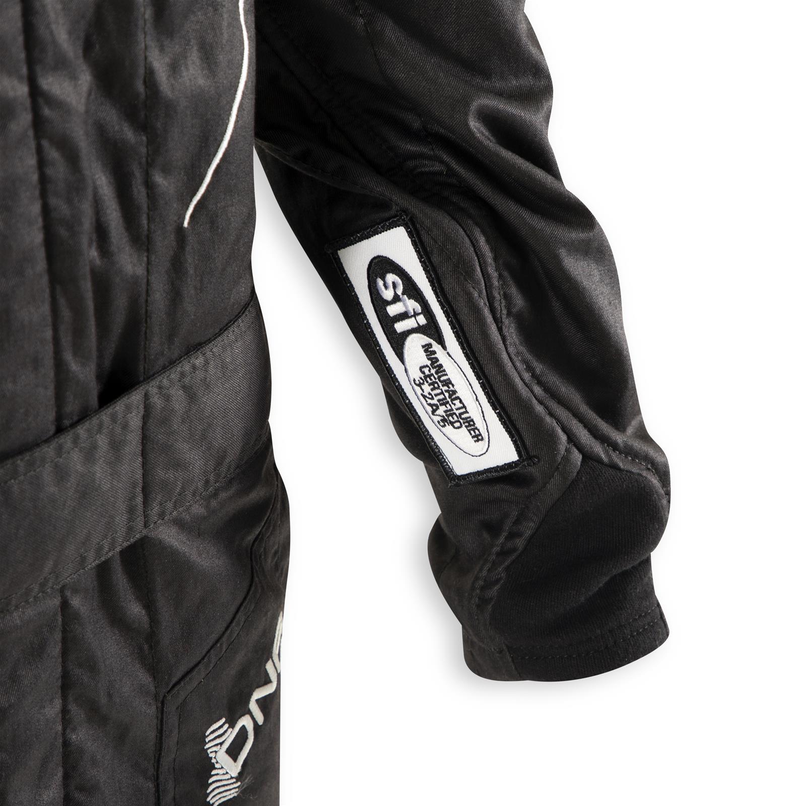 Simpson Racing Driving Suits DNA02301 DNA STD 3 LYR SUIT LARGE BLK thumbnail 2