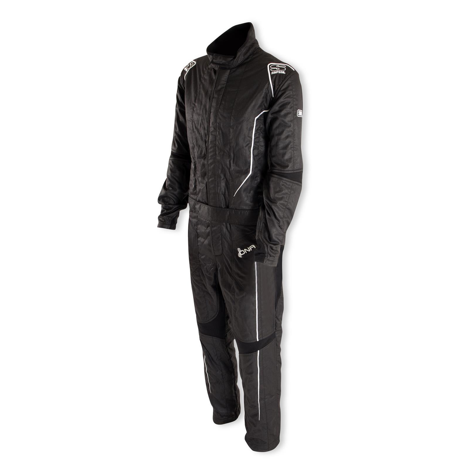 Simpson Racing Driving Suits DNA02301 DNA STD 3 LYR SUIT LARGE BLK thumbnail 6