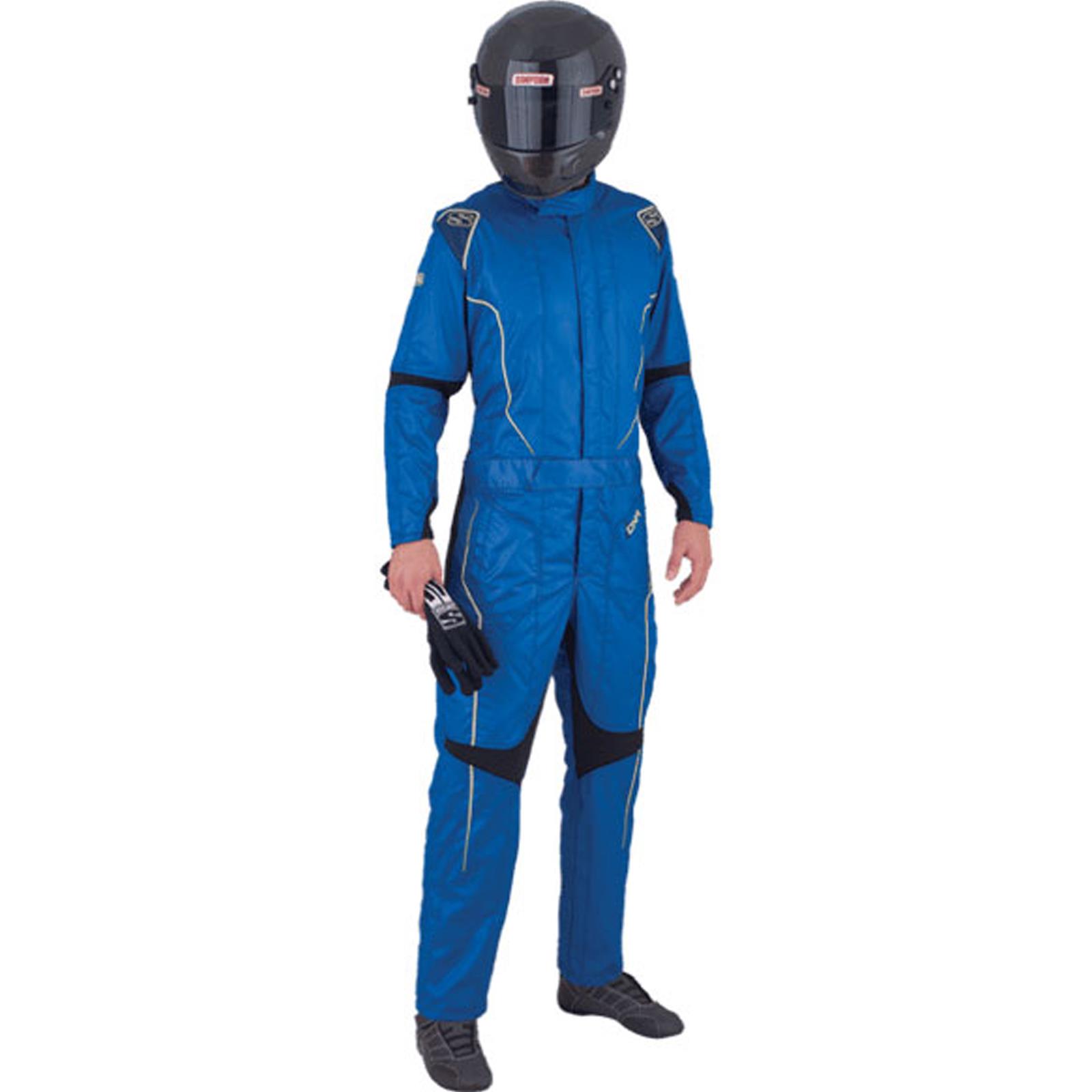 Simpson Racing Driving Suits DNA04301 DNA STD 3 LYR SUIT LARGE BLUE