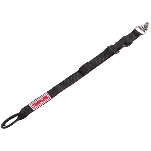 Simpson Chin Straps DRCSS Head and Neck Restraint Accessories, Strap, Black, Each