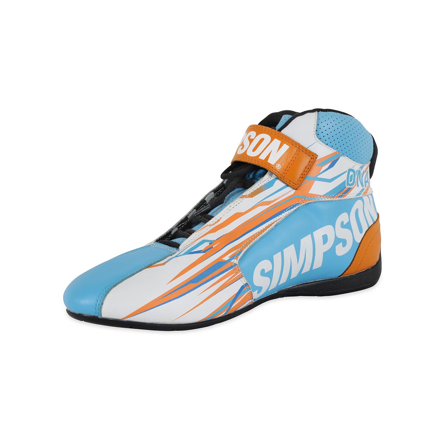 Simpson DNA X2 Driving Shoes DX2850N Shoes, X2, Mid-top, Nomex® Liner, Leather Outer, Nitro, SFI 3.3/5, US Mens Size 8 1/2, Pair thumbnail 6