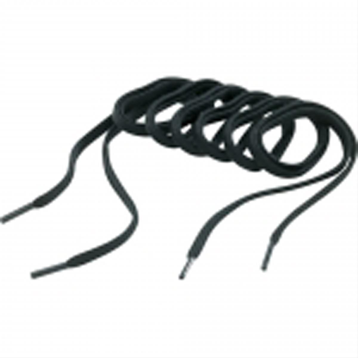 Simpson FR Shoelaces FRLACES Shoe Laces, Black, 48.0 In. Length, Pair