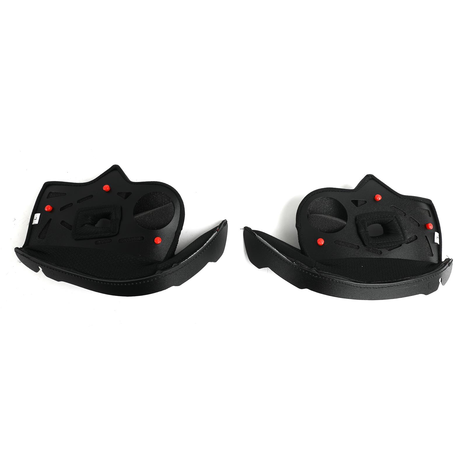 Simpson Helmet Cheek Pads GBCPLG-5 Pads, Black, 5mm Thinner, Ghost Bandit, Large, Pair