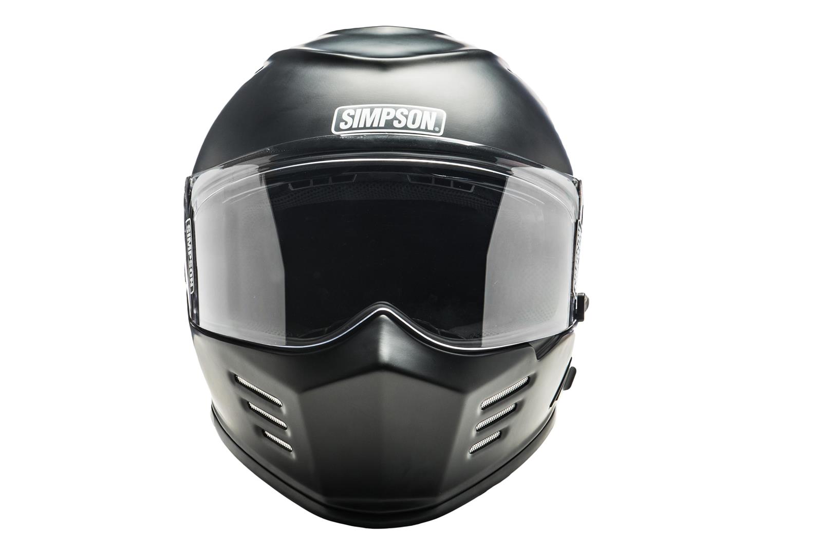 Simpson Ghost Bandit Helmets GBDM3 Helmet, Bandit, Full Face, Moisture-wicking Liner, Matte Black, DOT/ECE Certified, Medium, Each thumbnail 4