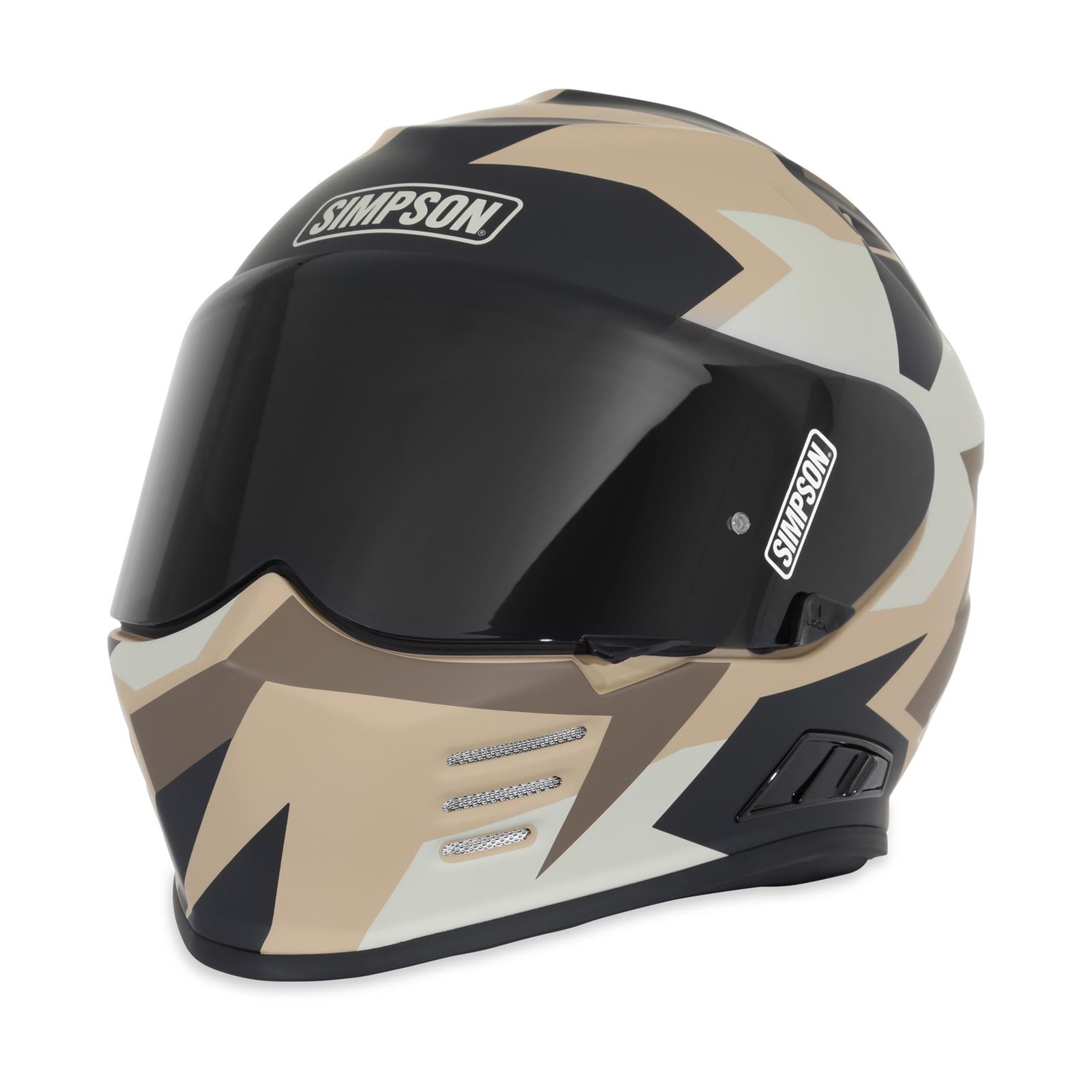 Simpson Ghost Bandit Helmets GBDXSPAN Helmet, Bandit, Full Face, Panzer Stealth Camo, Matte Finish, X-Small, Each thumbnail 3