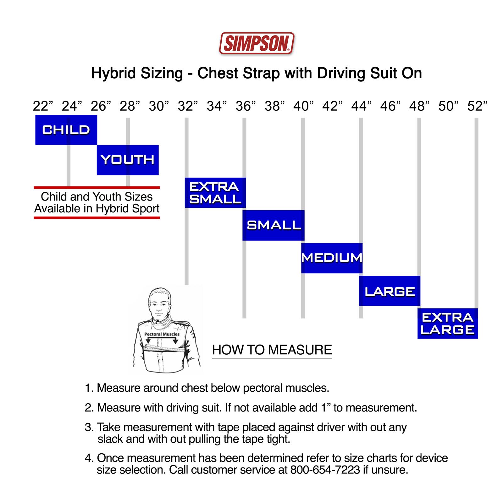 Simpson Hybrid Sport Restraints HSYTH11 Head and Neck Restraint Systems, Restraints, Quick-disconnect Tether, Quick-release Anchor, SFI 38.1, Youth, Each