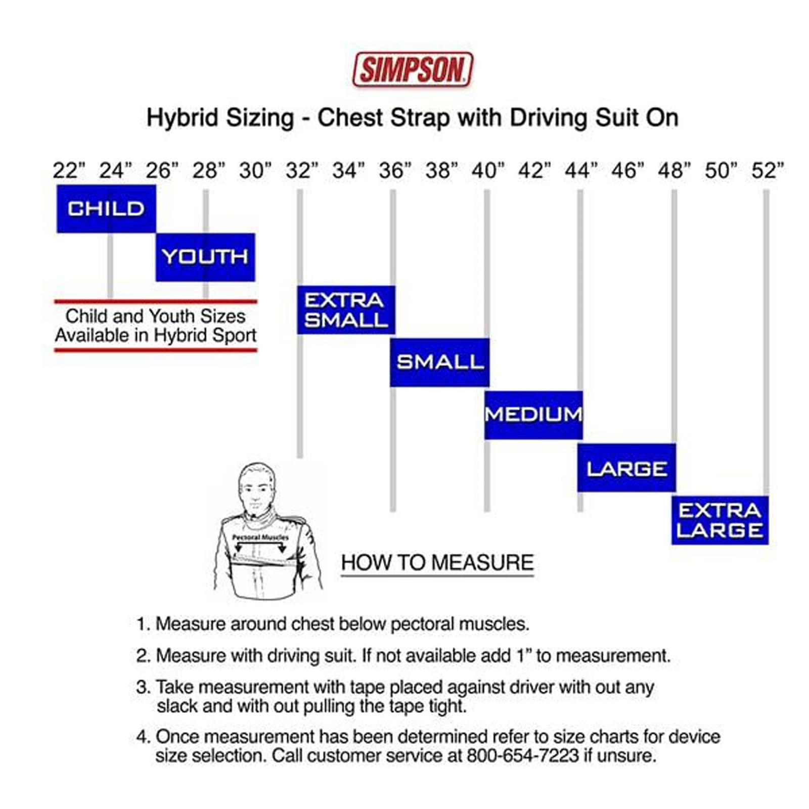 Simpson Racing Head and Neck Restraint Systems HSXLG11SASM61R HY SPORT XLG SAS M61 RED
